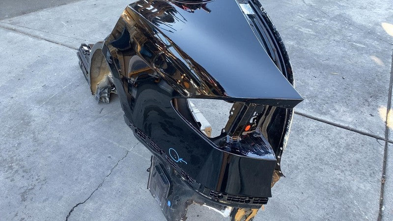 ⭕ 2021-2024 Tesla Model X Rear Driver Side Quarter Panel Cutout Left Black PBSB