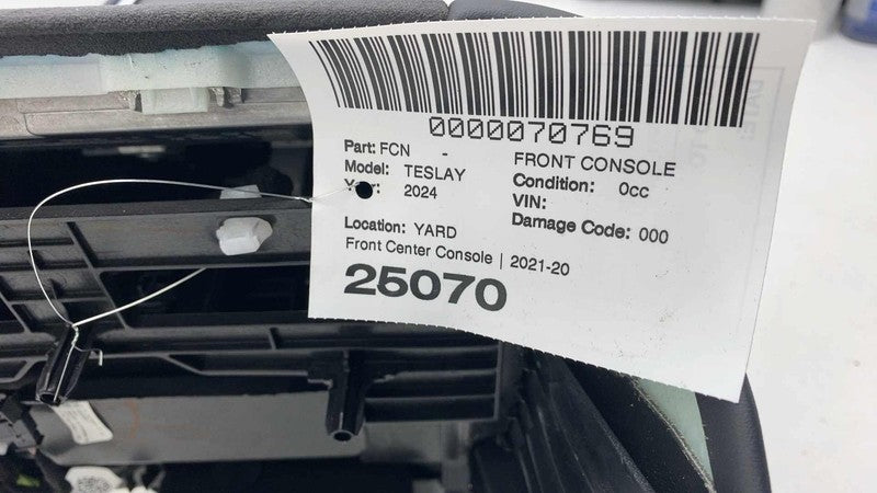 136306200F ⭕ 21-24 Model Y Front Center Console Armrest w/ Side Panels GEN 2 1617526-71-C