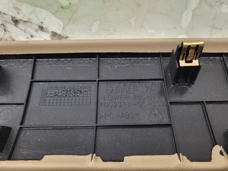 100231010D ⭕12-15 Model S Front Right Dash IP Lower Glove Box Trim Cover Panel 1002310-10-D