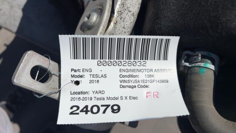 ⭕16-19 Tesla Model S X Electric Engine Motor Front Small Drive Unit 1035000-00-F
