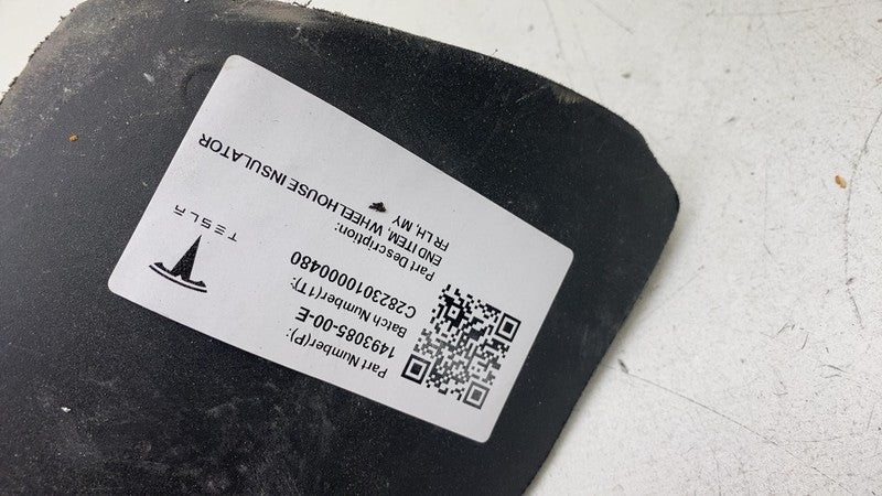 ⭕ 20-23 Tesla Model Y Front Driver Side Left Wheelhouse Insulator 1493