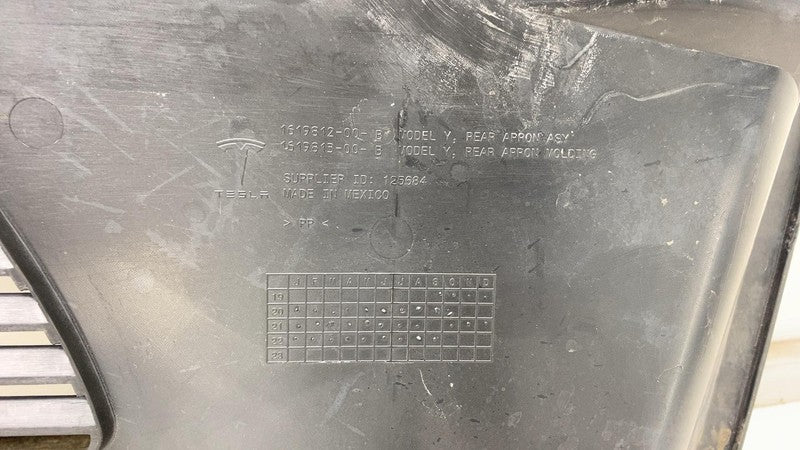 ⭕ 20-24 Model Y Rear Section Underhood Trim HEPA Apron Cover Trim 1619