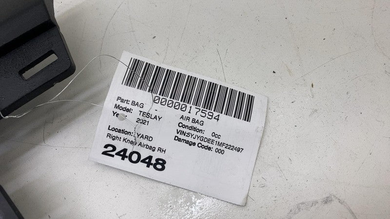 ⭕ 17-23 Tesla Model Y 3 Right Knee Airbag Passenger Safety Module RH O