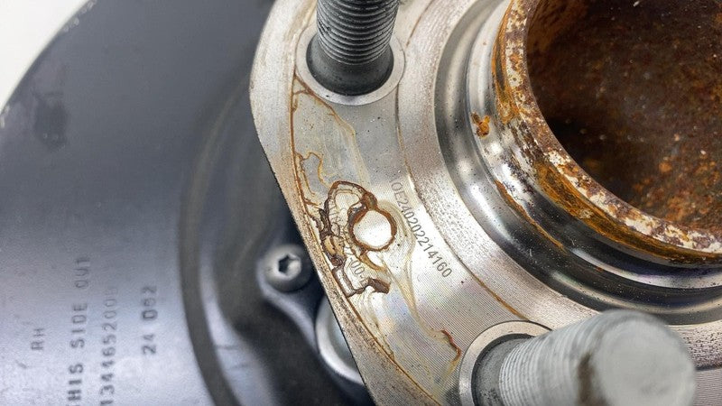 ⭕ 24-25 Model 3 Front Right Spindle Knuckle Wheel Hub & Dust Shield 13