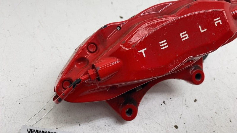 ⭕2016-2020 Tesla Model X Front Caliper w/ Brake Hose Line Right Red 10