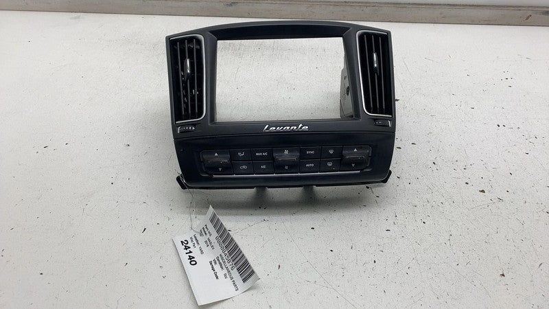 670123508 ⭕2017-2023 Levante AC Heater Climate Control Switch Radio Screen Bezel 670123508