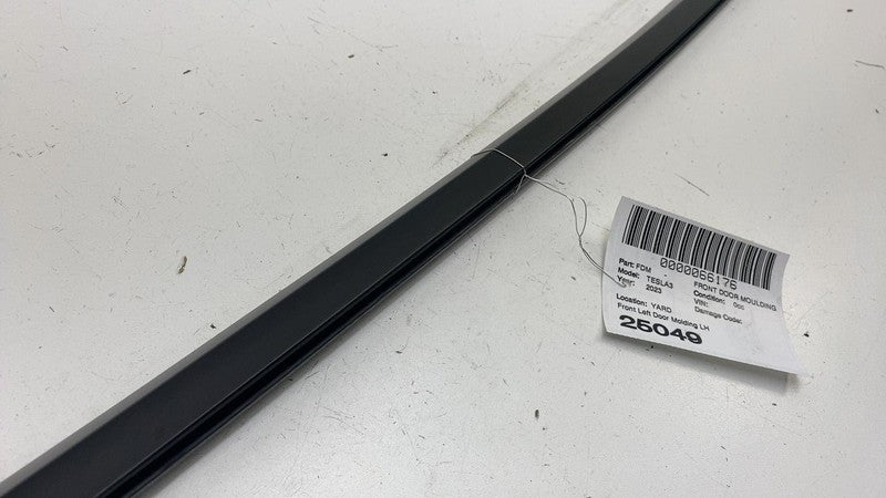 108068100H ⭕ 2021-2025 Tesla Model 3 Front Left Door Window Outer Belt Molding 1080681-00-H