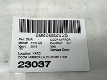 ⭕ 12-15 Model S Left Exterior Rear View Door Mirror LH Blue - PPSB 1041317-00-A