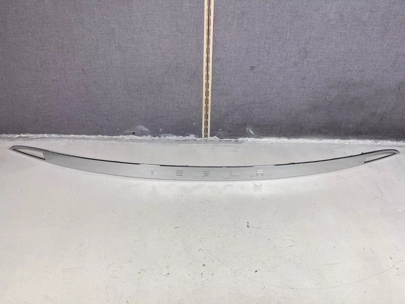 100885600C ⭕ 12-15 Model S Rear Liftgate Applique Trunk Chrome Molding Strip 1008856-00-C
