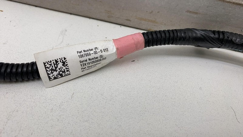 ⭕ 17-22 Tesla Model 3 M3 Rear Bumper Wiring Harness Cable Wire Loom 10