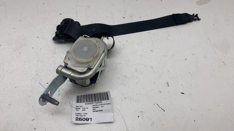 ⭕ 2016-2020 Tesla Model S Front 1st Row Seat Belt & Retractor Right 10