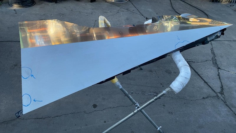 192831700A 2024-2025 Tesla Cybertruck Rear Passenger Right Quarter Panel Fender Sail RH OEM