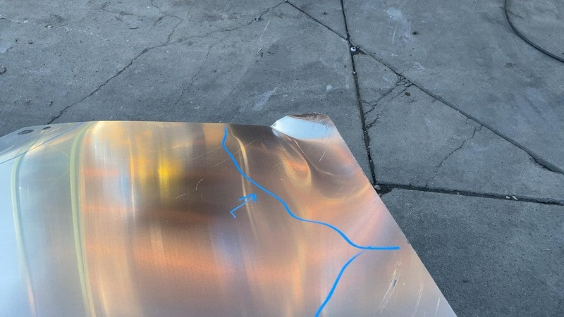 192831700A 2024-2025 Tesla Cybertruck Rear Passenger Right Quarter Panel Fender Sail RH OEM