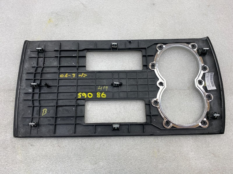 ⭕ 2012-2020 Model S Center Console Cup Holder Trim Cover Wood Grain 10