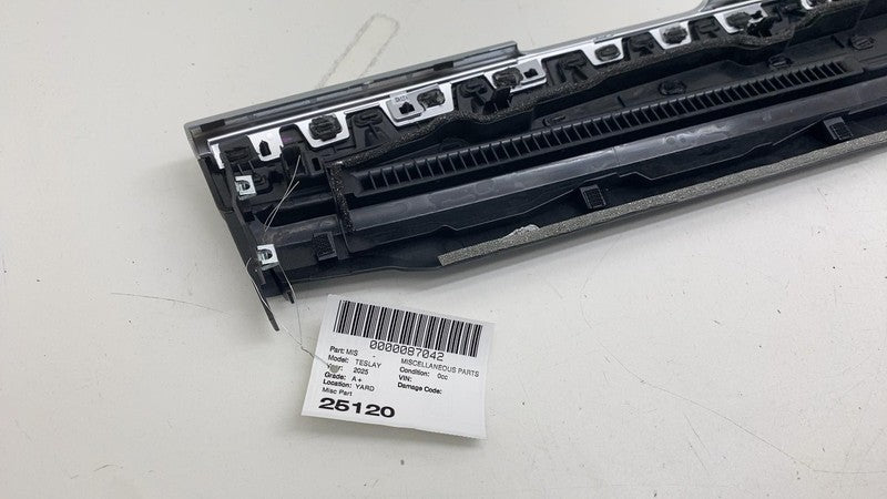 ⭕ 20-24 Model Y MY Dashboard Wood Instrument Panel Cover Trim Bezel 16