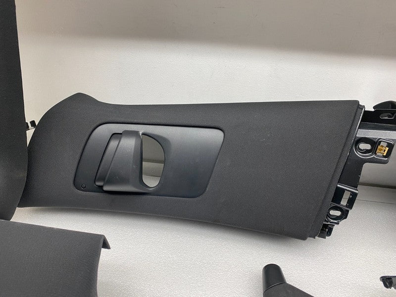 ⭕ 16-20 Tesla Model X SET Headliner Sunvisor Upper A + B + C-Pillar Tr