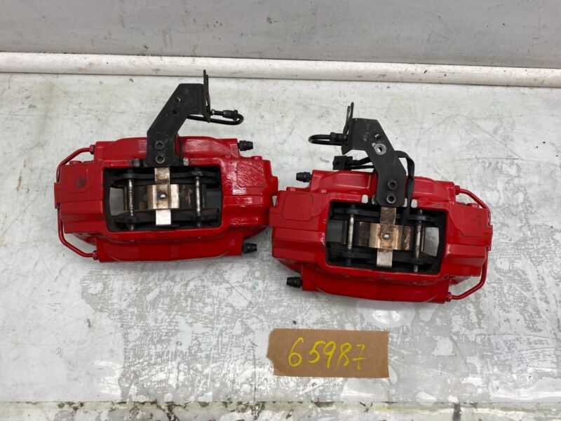 20B67700 01 ⭕2014-2019 Maserati Ghibli Rear Left and Right Brembo Brake Caliper Set of 2 Red