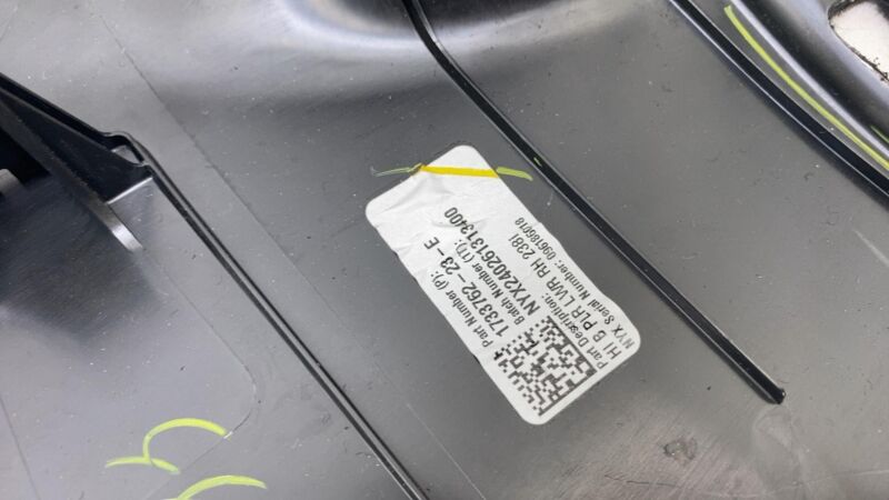 173376223E ⭕ 2024 2025 Tesla Model 3 Passenger Side B-Pillar Lower Trim Right 1733762-23-E