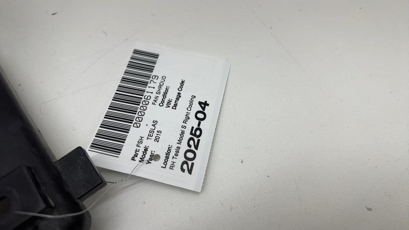 ⭕2012-2020 Tesla Model S Passenger Right Cooling Fan & Motor Shroud 60