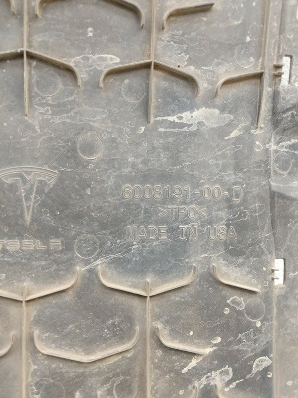 6008191-00-D ⭕ 2012-2015 Tesla Model S Rear Under Tray Splash Aero Shield Cover 6008191-00-D