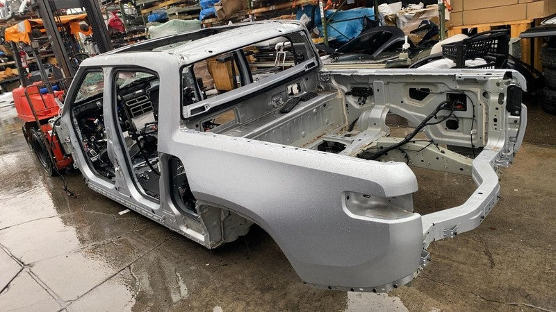 ⭕ 22-24 Rivian R1T Rear Quarter Panel Left Side Bedside Structural Cutout Silver