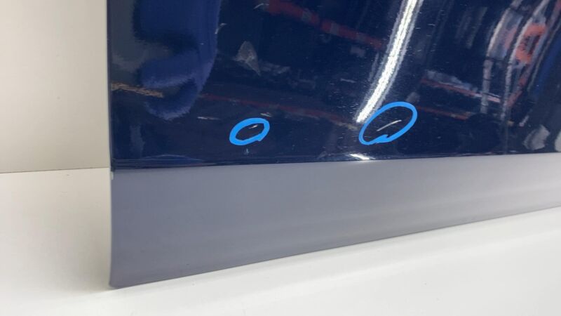2012-2015 Tesla Model S Front Passenger Side Door Shell Panel Right RH Blue PMMB