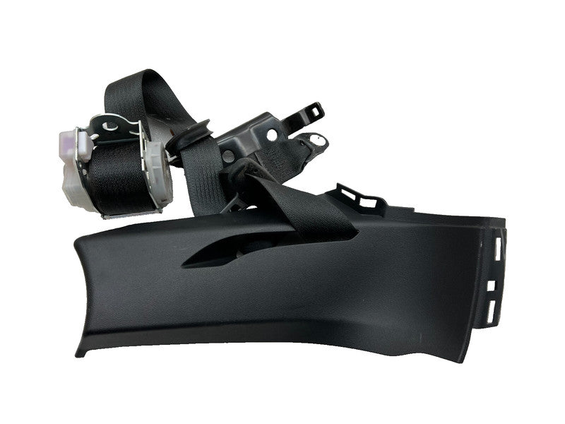 1023136 00 C ⭕ 12-15 Model S Rear Right Seat Belt Retractor w/ Mid C-Pillar Trim 1023136-00-C
