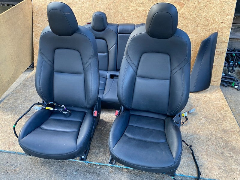 ⭕ 2017-2023 Tesla Model 3 Front Left & Right Bucket & Rear Bench Seat + Bolster