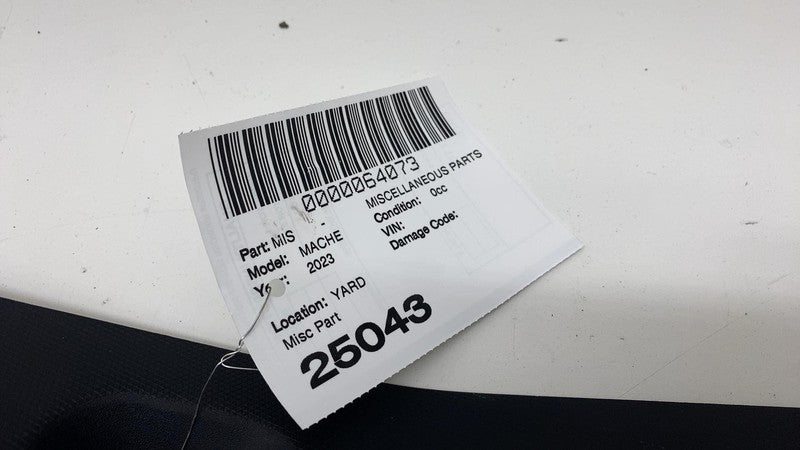 LJ8BR404C08ACW ⭕ 21-24 Mustang Mach-E Trunk Lock Sill Scuff Plate Trim Cover LJ8B-R404C08-ACW