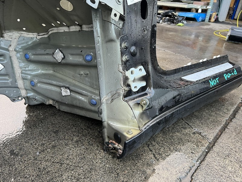 2017-2023 Tesla Model 3 Front Left Apron Frame Rail Structural Cut Black - PBSB