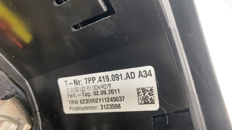 2011-2014 Porsche Cayenne Front Driver Steering Wheel w/ Control Switches Black