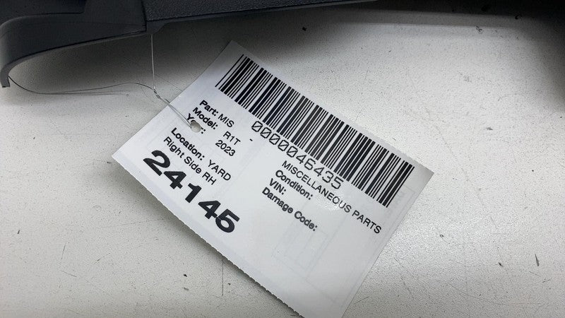 PT00000878 ⭕ 22-24 Rivian R1T Front Right Lower Center Console Trim Panel Cover PT00000878