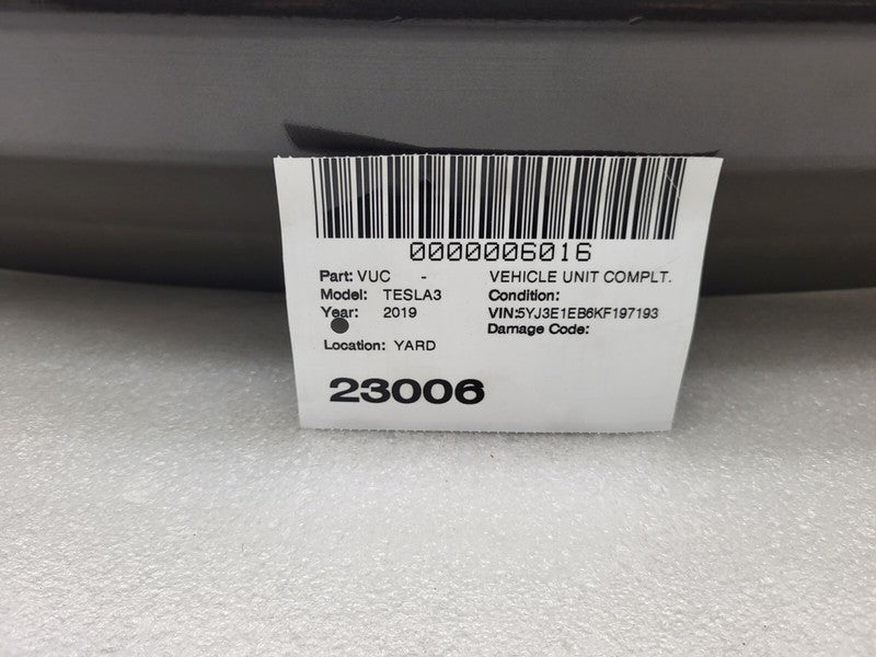 ⭕ 2017-2022 Tesla Model 3 M3 Rear Bumper Beam Extrusion Reinforcement Impact Bar