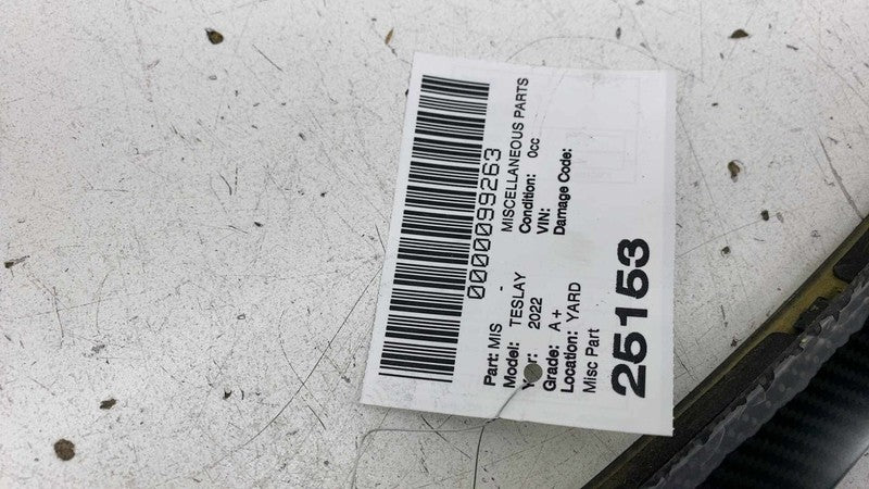 ⭕ 2020-2024 Tesla Model Y MY Rear Trunk Upper Carbon Fiber Spoiler 163