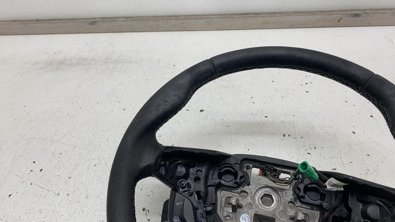 2013-2018 Ford C-Max Front Driver Steering Wheel Leather Black w/ Control Switch