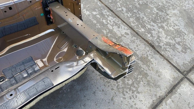 21-24 Tesla Model S Rear Closeout Tail Panel w/ Left & Right Rail Black - PBSB