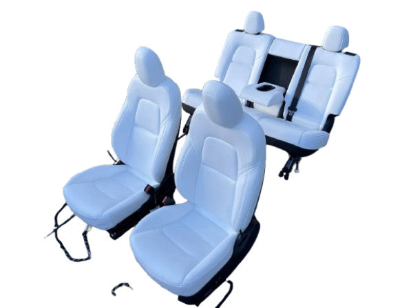 2020-2022 Tesla Model Y Complete Front & Rear Interior Seat Cushion As