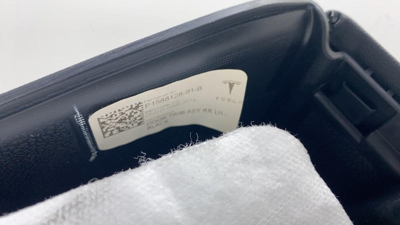 1588128-91-B ⭕ 21-23 Model 3 Rear Driver Side Interior Door Panel Trim Card Left 1588128-91-B