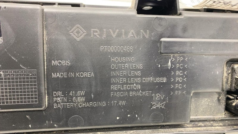 PT00000466M 2022-2024 Rivian R1T R1S Front Center LED Headlight DRL Head Lamp Assembly OEM