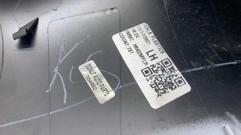 ⭕ 20-24 Model Y MY Left Door Mirror Skull Cap Cover LH White - PPSW 14