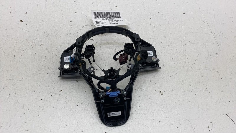 ⭕ 17-23 Model 3 M3 Steering Wheel Gray Bezel Trim W/ Control Switch 11