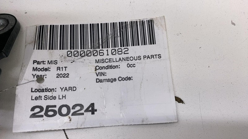 PT00002407 ⭕ 2022-2024 Rivian R1T Rear Driver Gear Tunnel Door & Hinge Left Green - EXP006