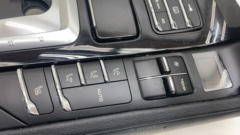 7P5863419 2011-2017 Porsche Cayenne Front Center Console Switch Control Panel Trim Black