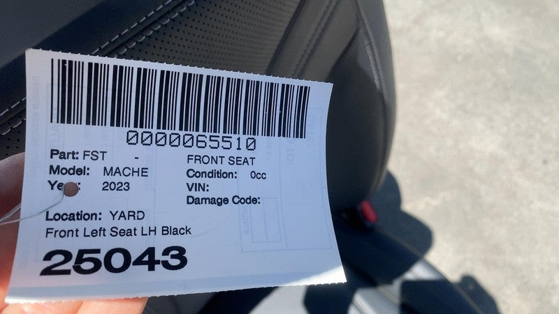 ⭕21-24 Ford Mustang Mach-E Front Passenger Side 1st Row Seat Leather B