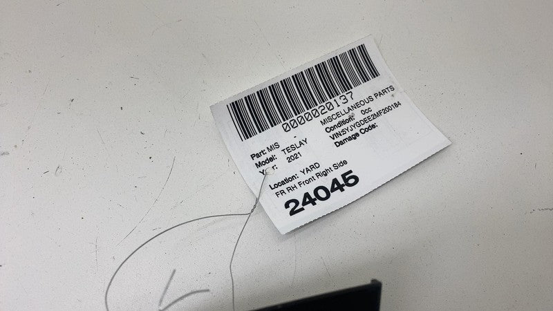150707300D ⭕ 2020-2023 Model Y Passenger Side Footwell Cover Right w/ Speaker 1507073-00-D