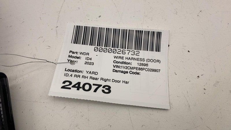 ⭕2021-2023 Volkswagen ID.4 Rear Passenger Door Wiring Harness Right RH
