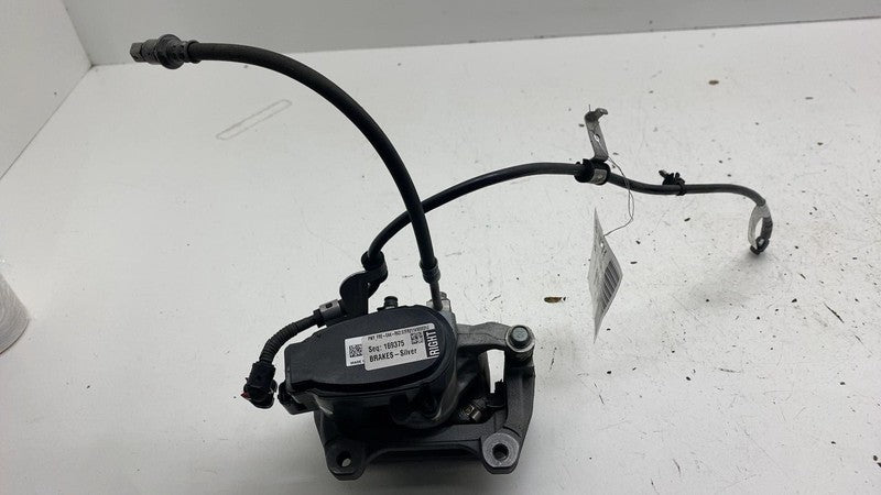 ⭕ 2020-2024 Tesla Model Y Rear Right Caliper + Brake Hose Line BASE 10