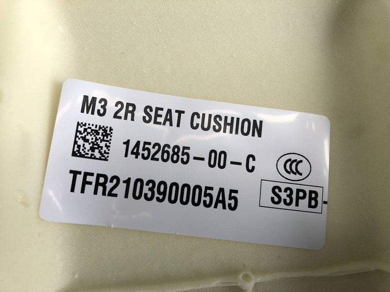 1452685-00-C ⭕ 2017-2022 Tesla Model 3 M3 Rear 2nd Row Upper and Lower Seat Cushion Assembly