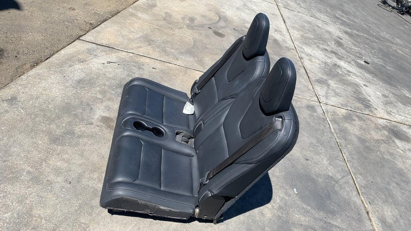 2016 2017 2018 2019 2020 Tesla Model X Rear 3rd Row Seat Leather Black