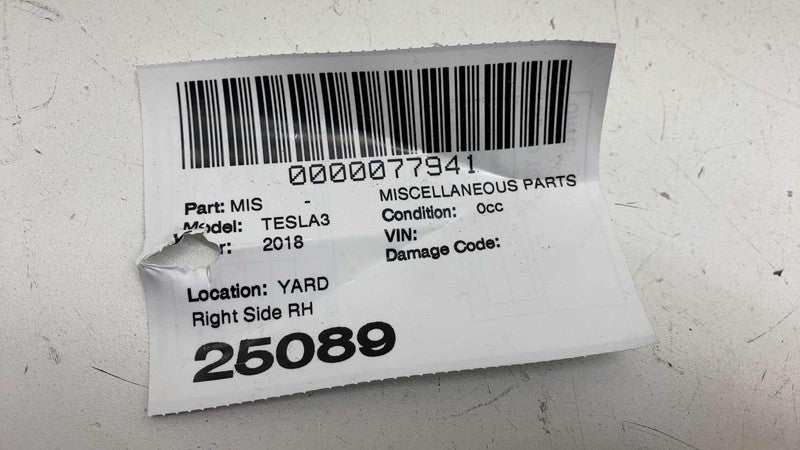 109229000D ⭕ 2017-2025 Tesla Model 3 Exterior Door Mirror Skull Cap Cover Left 1092290-00-D